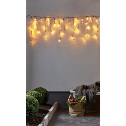 Eglo - LED lampki świąteczne zewnętrzne 240xLED 6,4m, ciepła biała, IP44