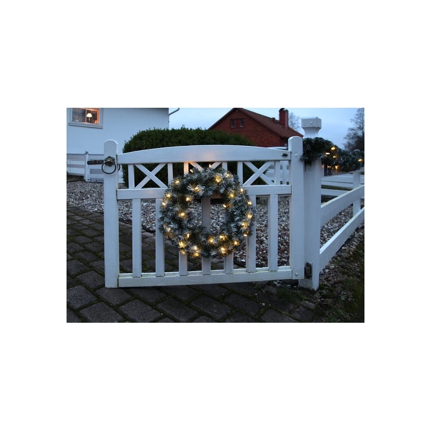 Eglo - LED Zewnętrzny wieniec bożonarodzeniowy 30xLED/0,064W/3/230V IP44