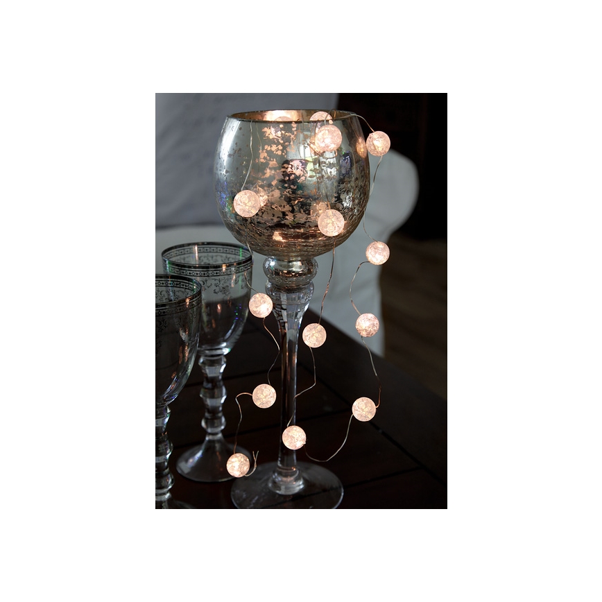 Eglo - LED świąteczny řetěz15xLED/3xAA 1,4m