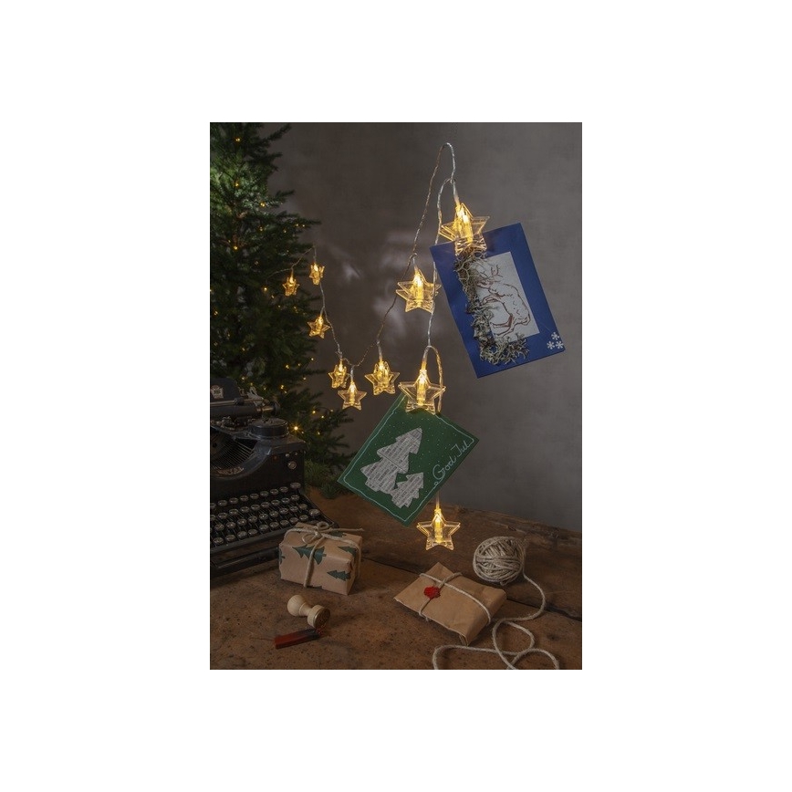 Eglo - łańcuch świetlny LED, 10 diod, 2,1 m, ciepła biel