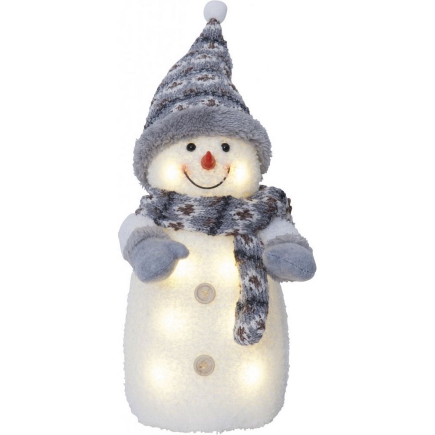 Eglo - LED Dekoracja bożonarodzeniowa 8xLED/0,06W/3xAA szara