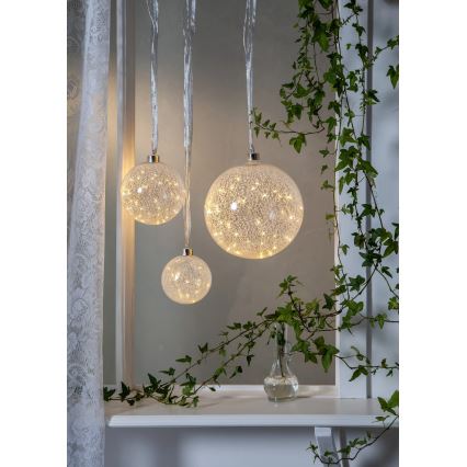 Eglo - LED Dekoracja bożonarodzeniowa 15xLED/0,064W/3xAA śr. 10 cm