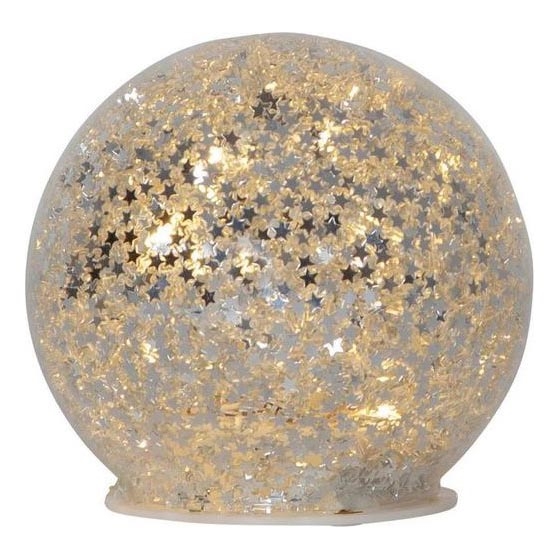 Eglo 411345 - LED Dekoracja bożonarodzeniowa STAR FALL 10xLED/2xAA srebrna