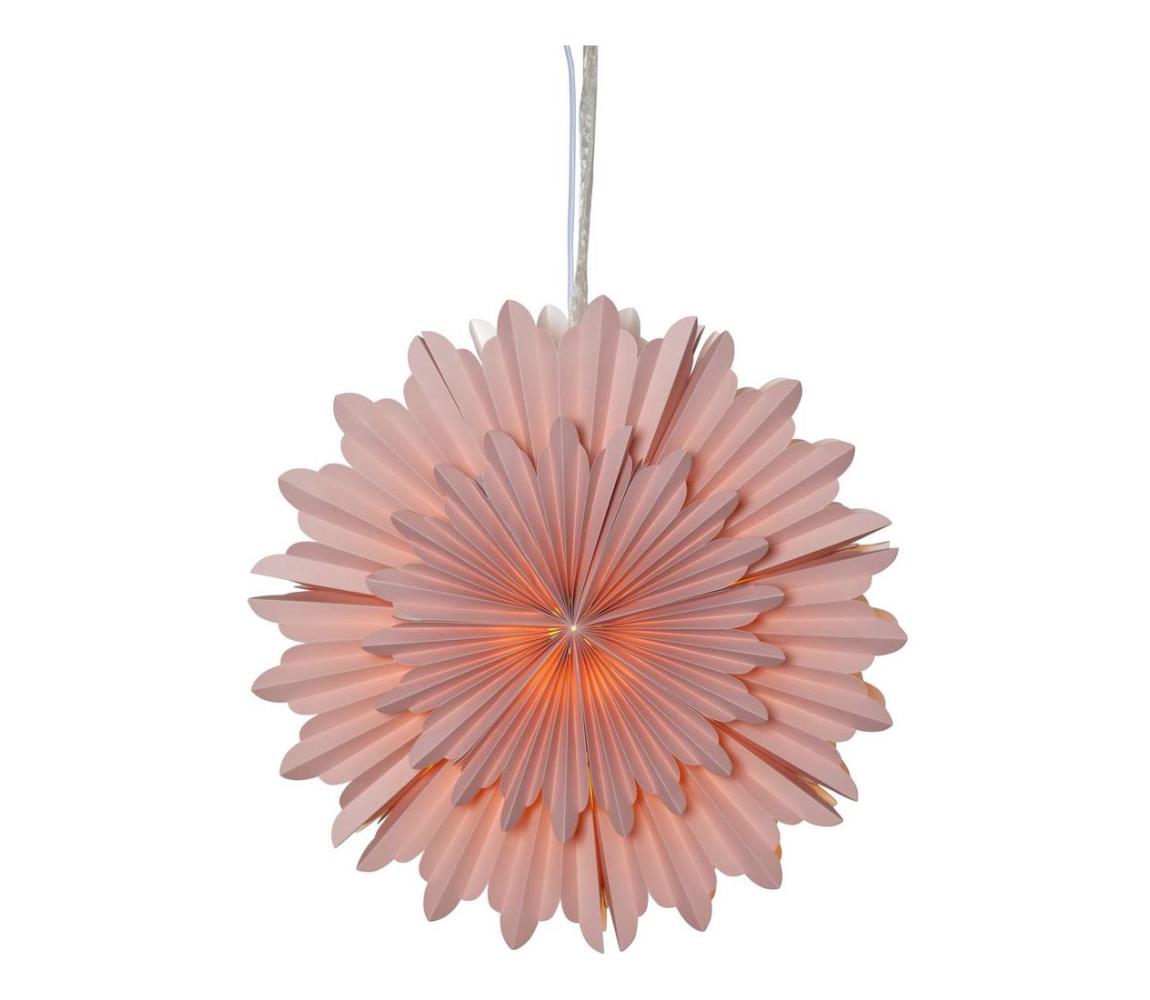 Eglo 411382 - Dekoracja bożonarodzeniowa CRYSTAL różowa