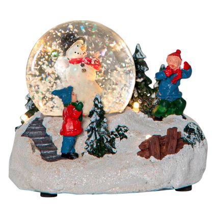 Eglo 411482 - LED Dekoracja bożonarodzeniowa WINTERVILLE LED/2xAAA śnieg glob