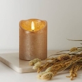 Eglo 411498 - LED Świeczka FLAMME RUSTIC LED/2xAA złota