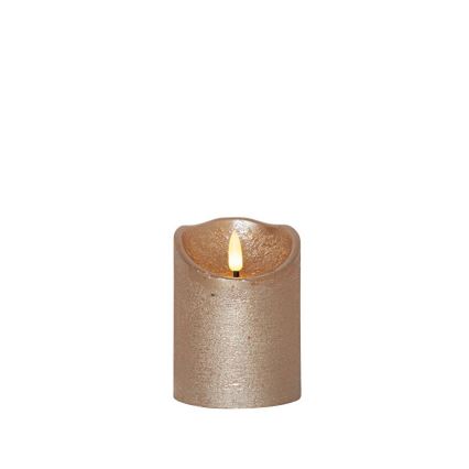 Eglo 411498 - LED Świeczka FLAMME RUSTIC LED/2xAA złota