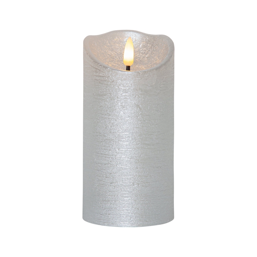Eglo 411514 - LED Dekoracja bożonarodzeniowa FLAME LED/0,03W/2xAA srebrna