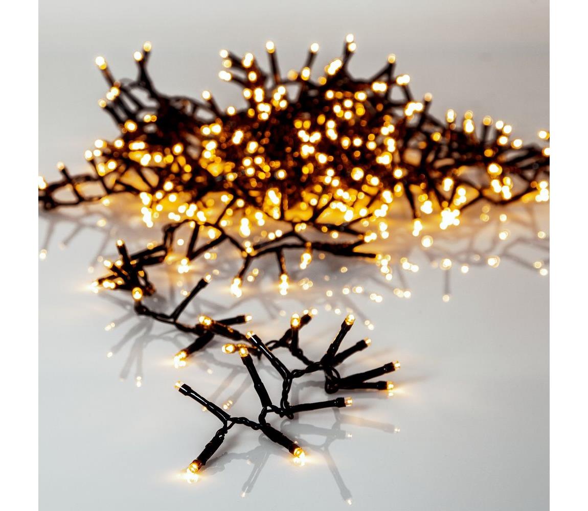 Eglo 411516 - LED Zewnętrzny łańcuch świąteczny GOLDEN 800xLED 16m IP44 ciepła biel