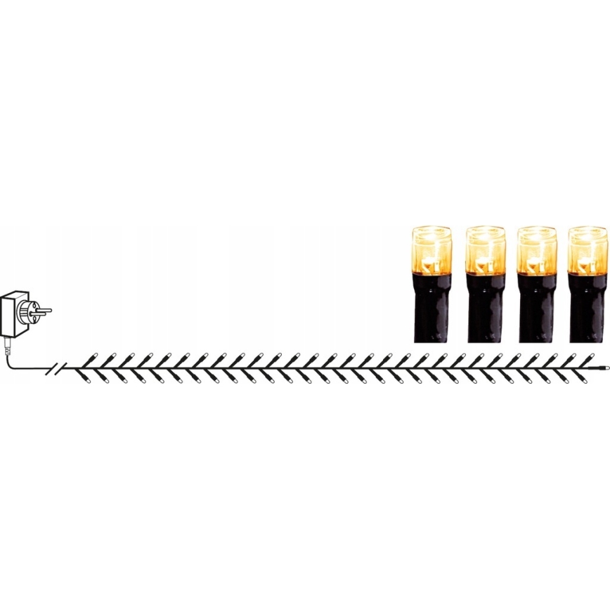 Eglo - LED Zewnętrzny łańcuch świąteczny 800xLED 16m IP44 ciepła biel