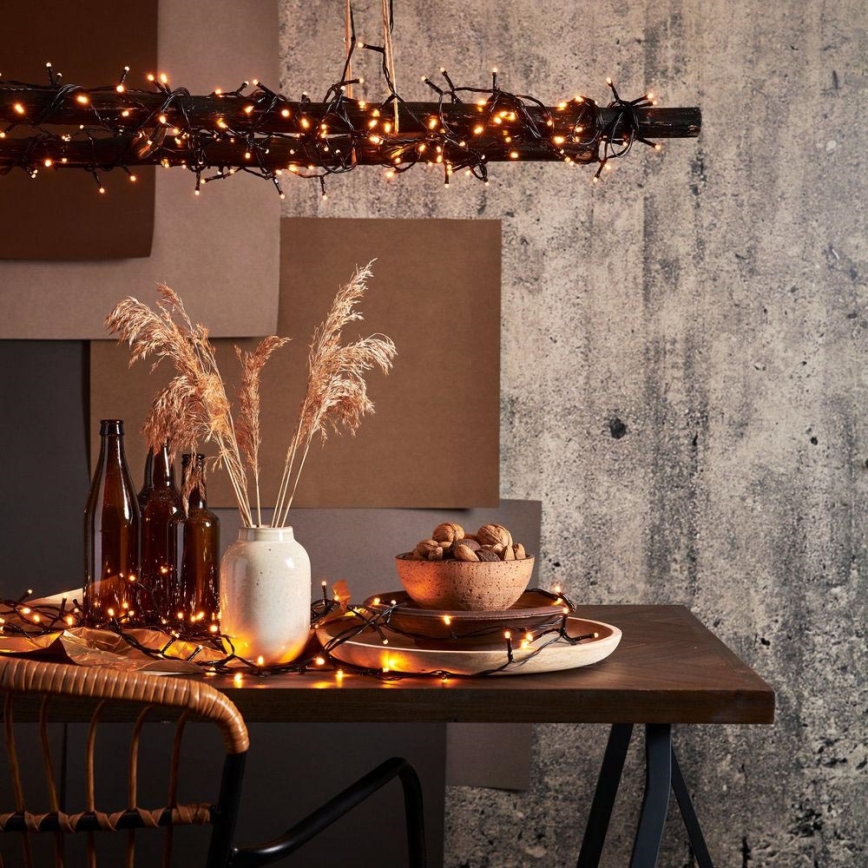 Eglo - Zewnętrzny łańcuch świetlny LED, 1200 diod, 29 m, IP44, ciepła biała