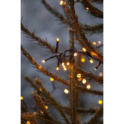 Eglo - LED zewnętrzny łańcuch świąteczny 1200 LED, 29 m, IP44, ciepła biel