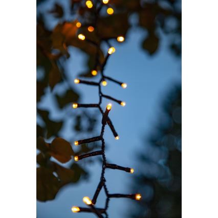 Eglo - LED zewnętrzny łańcuch świąteczny 1200 LED, 29 m, IP44, ciepła biel