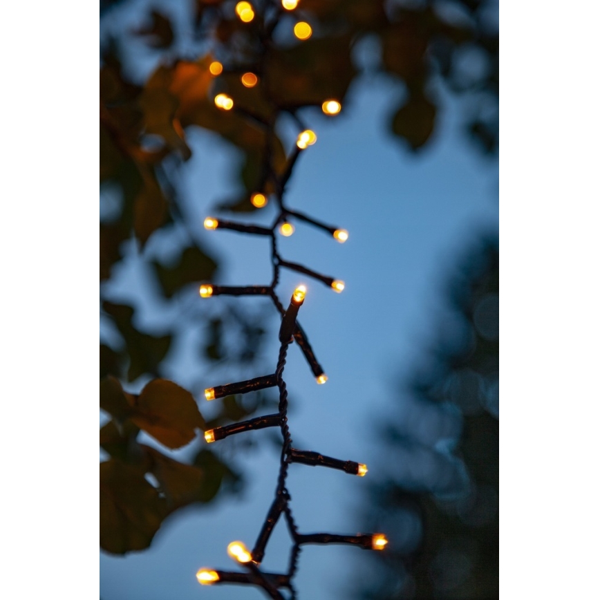 Eglo - LED zewnętrzny łańcuch świąteczny 1200 LED, 29 m, IP44, ciepła biel