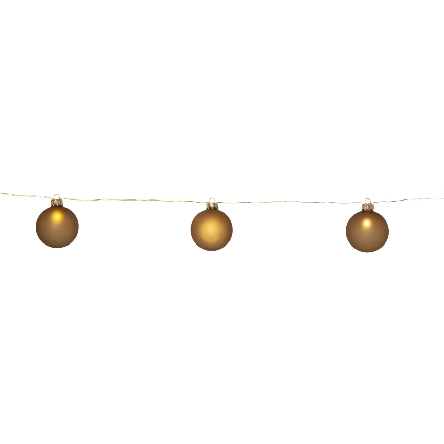 Eglo 411557 - Łańcuch dekoracyjny BLISS 22xLED/3xAA 1,6m ciepła biel