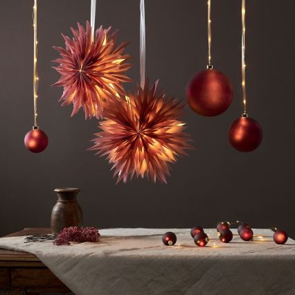 Eglo 411559 -  łańcuch świetlny BLISS 22xLED/3xAA 2,6m ciepła biała
