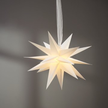 Eglo 411565 - Dekoracja bożonarodzeniowa DECEMBER Gwiazda 35 cm szary