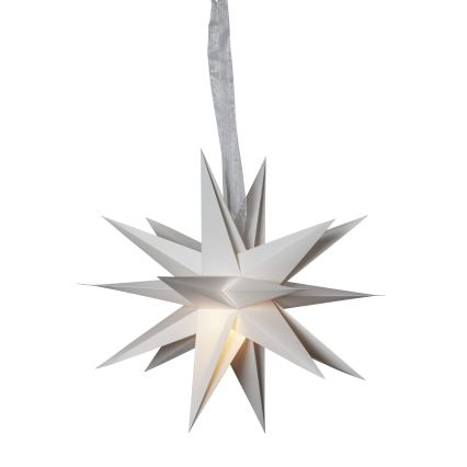 Eglo 411565 - Dekoracja bożonarodzeniowa DECEMBER Gwiazda 35 cm szary