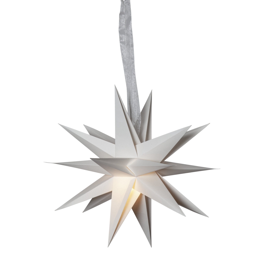 Eglo 411565 - Dekoracja bożonarodzeniowa DECEMBER Gwiazda 35 cm szary
