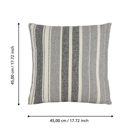 Eglo 420003 - Poduszka dekoracyjna CHEVERY 45x45 cm szara