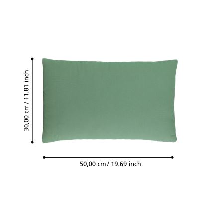 Eglo 420025 - Poduszka dekoracyjna ILES 30x50 cm zielona