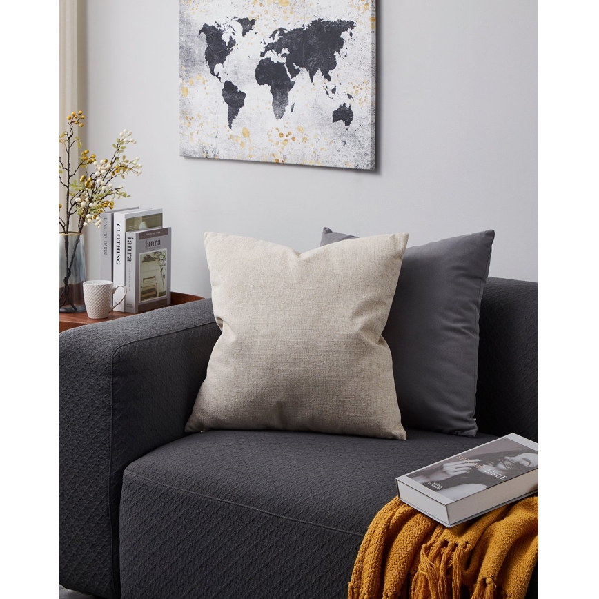 Eglo 420033 - Poduszka dekoracyjna ILES 50x50 cm beżowa