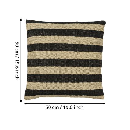 Eglo 420045 - Poduszka dekoracyjna CHEVERY 50x50 cm brązowa