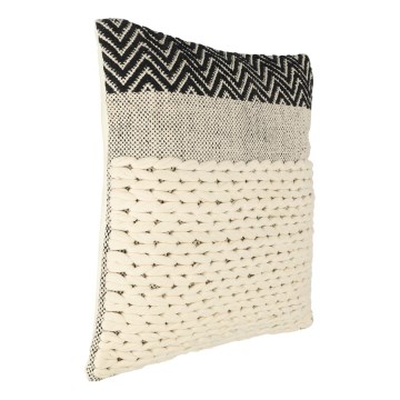 Eglo 420049 - Poduszka dekoracyjna CHEVERY 50x50 cm kremowa/czarna