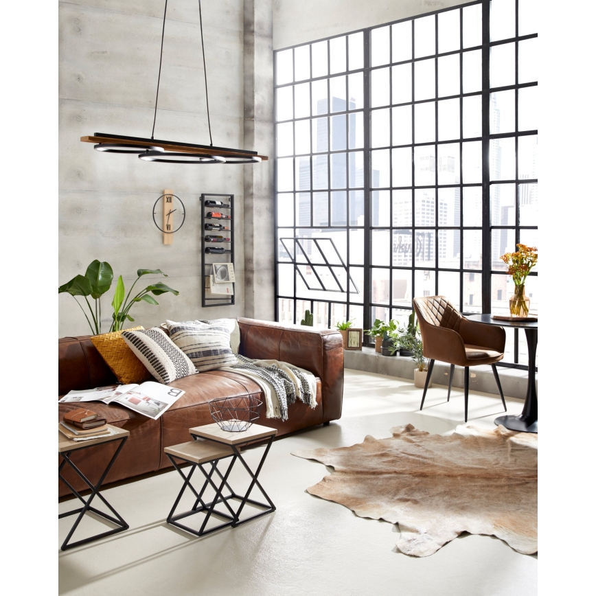 Eglo 420052 - Poduszka dekoracyjna CHEVERY 50x50 cm kremowa/czarna