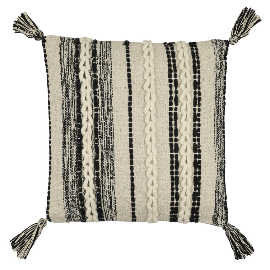 Eglo 420055 - Poduszka dekoracyjna CHEVERY 45x45 cm kremowa/czarna