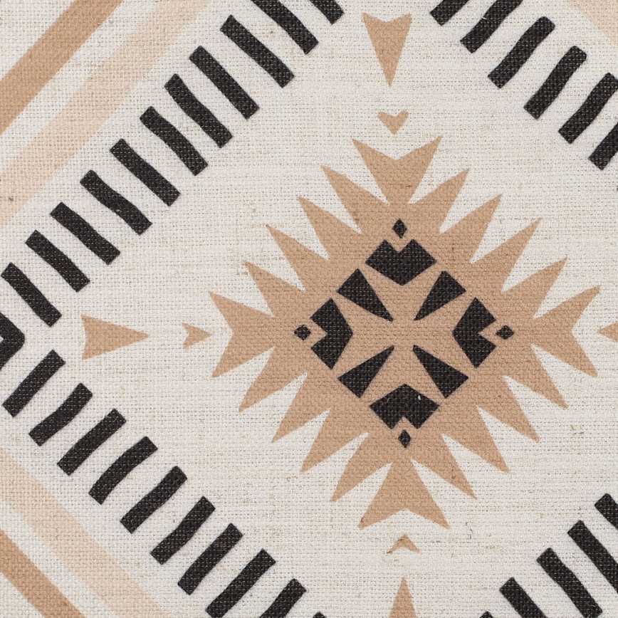 Eglo 420079 - Poduszka dekoracyjna CHEVERY 45x45 cm beżowa/czarna