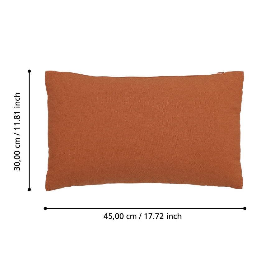 Eglo 420086 - Poduszka dekoracyjna ILES 30x45 cm pomarańczowa