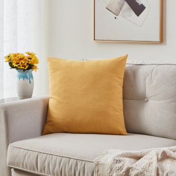 Eglo 420093 - Dekoracyjna poduszka ILES 50x50 cm żółta