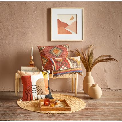 Eglo 420119 - Dekoracyjna poduszka CHEVERY 30x50 cm brązowa