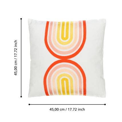 Eglo 420237 - Poduszka dekoracyjna BERHALA 45x45 cm wielobarwna