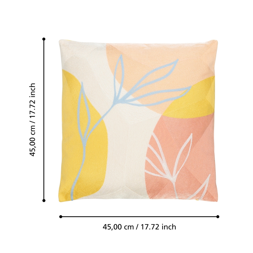 Eglo 420243 - Poduszka dekoracyjna BERHALA 45x45 cm wielobarwna