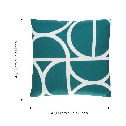 Eglo 420249 - Poduszka dekoracyjna TSUNAN 45x45 cm zielona