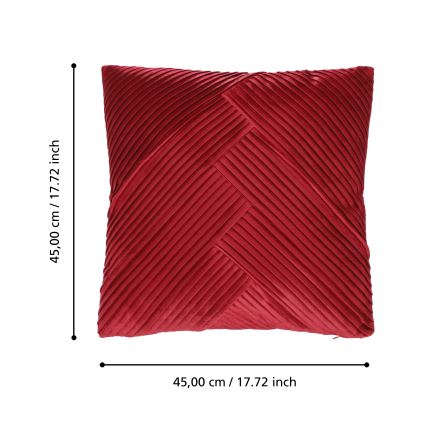 Eglo 420265 - Poduszka dekoracyjna SHOURA 45x45 cm czerwona