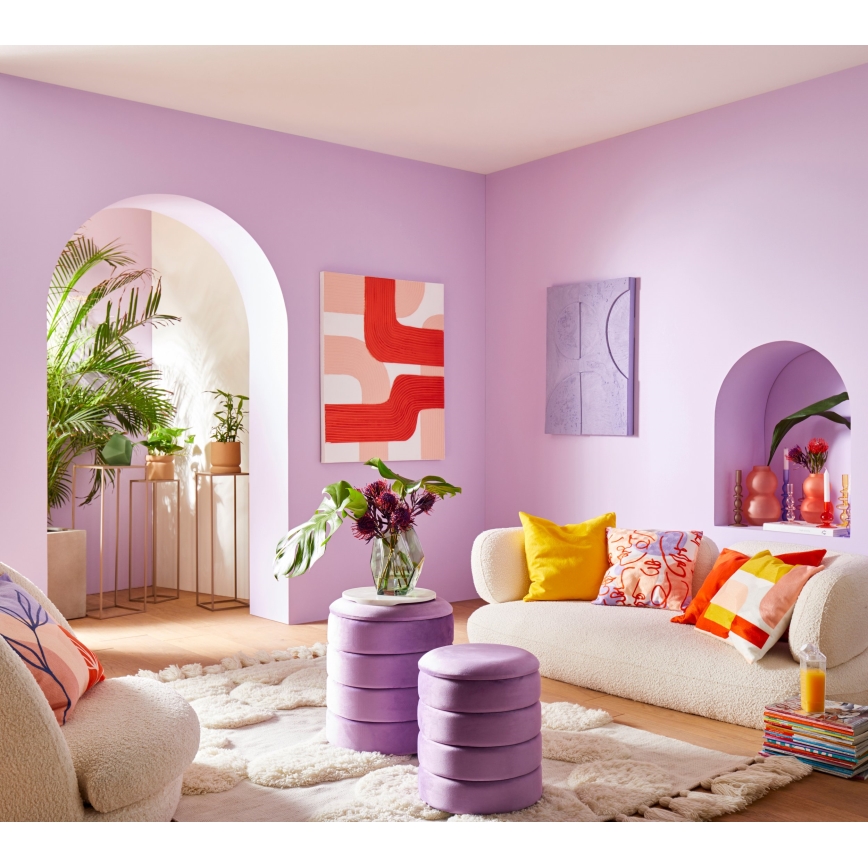 Eglo 420289 - Poduszka dekoracyjna BERHALA 50x50 cm żółta