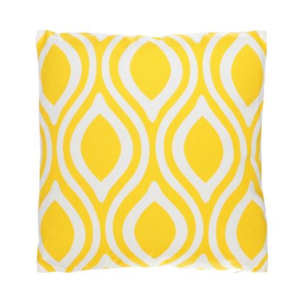 Eglo 420293 - Dekoracyjna poduszka CHEVERY 45x45 cm żółta