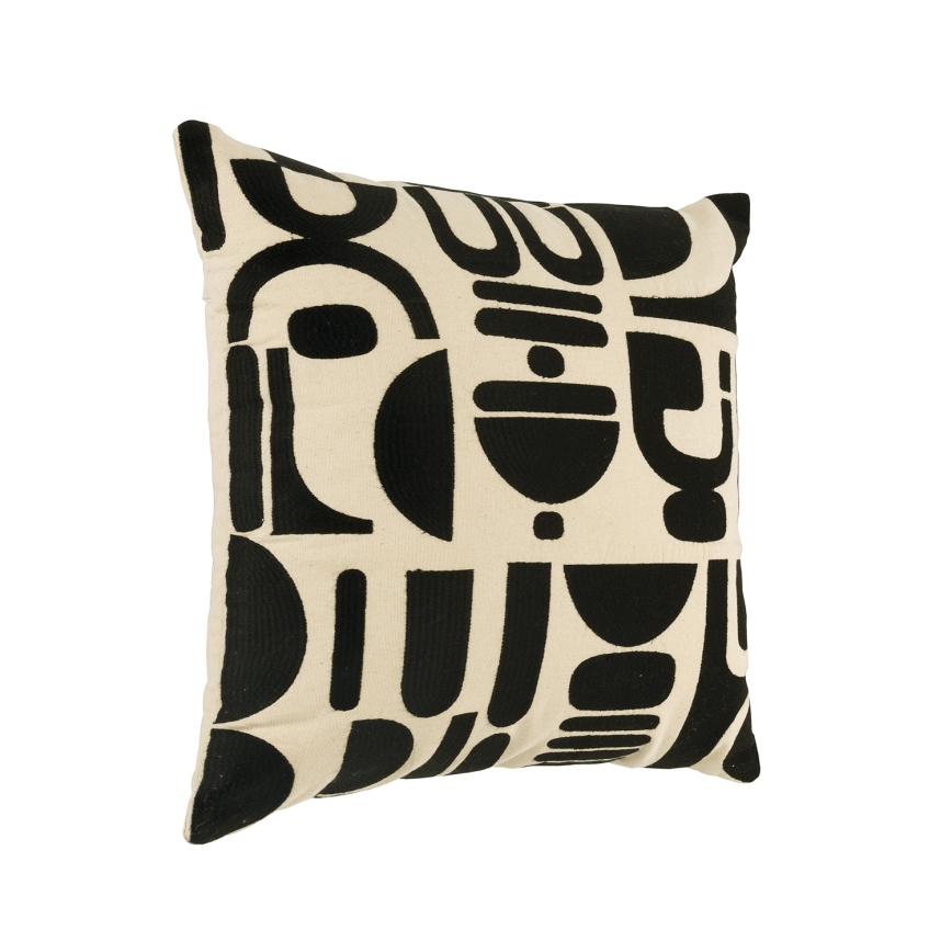 Eglo 420307 - Poduszka dekoracyjna CHEVERY 45x45 cm kremowa/czarna