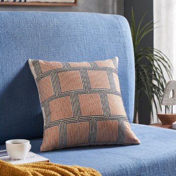 Eglo 420308 - Dekoracyjna poduszka CHEVERY 45x45 cm brązowa