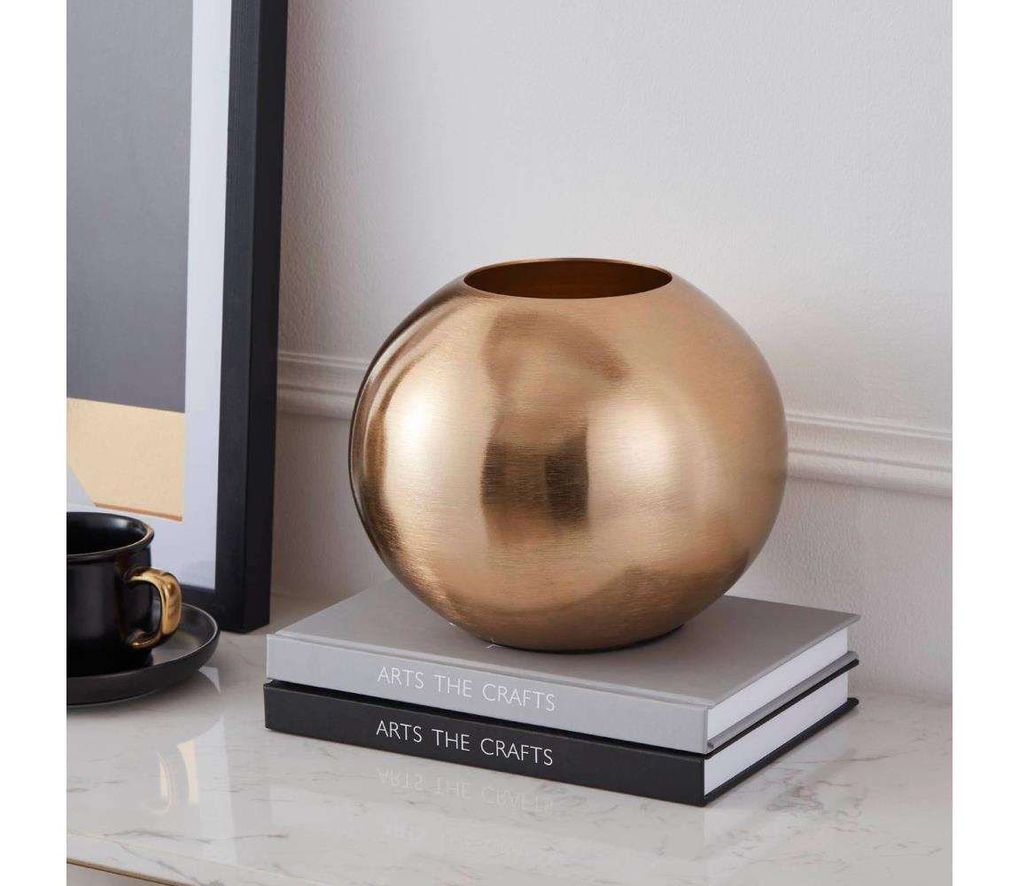 Eglo 421049 - Wazon metalowy ABUCAY 16,5x18 cm złoty