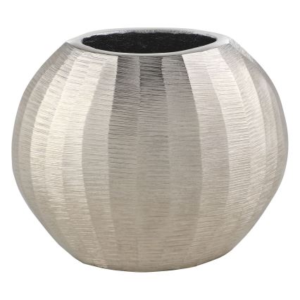 Eglo - Wazon metalowy 13x15 cm srebrny