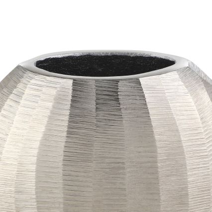 Eglo - Wazon metalowy 13x15 cm srebrny