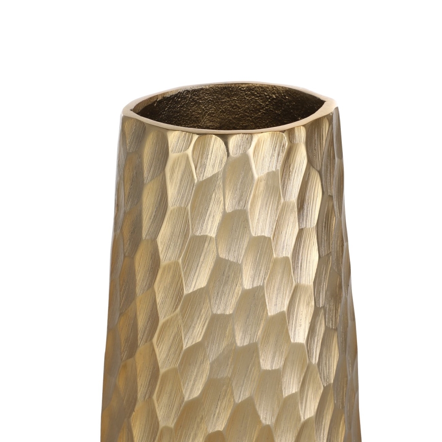 Eglo - Wazon metalowy 40,5x14 cm złoty