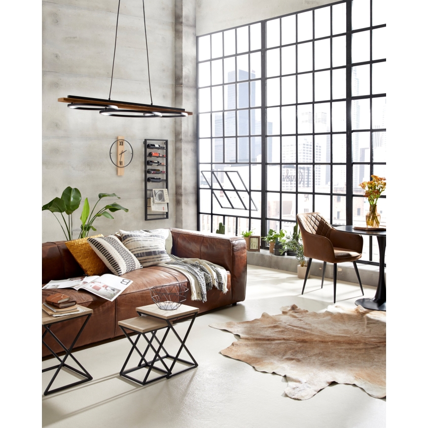 Eglo 421221 - Szklany wazon SIRANANA 22x14,5 cm brązowy/przydymiony