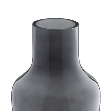 Eglo - Szklany wazon 25x13,3 cm czarny