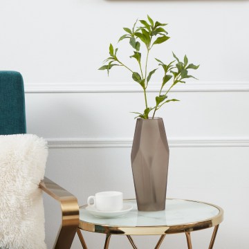 Eglo 421345 - Szklany wazon CLONONY 30x12 cm brązowy