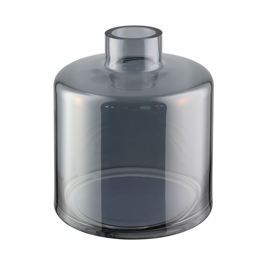 Eglo 421385 - Szklany wazon NABAS 24,5x21 cm czarny/przydymiony